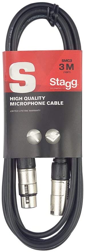 Stagg 10ft XLR Mic Cable