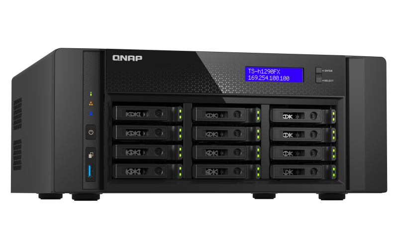 QNAP TS-H1290FX best nas for video editing