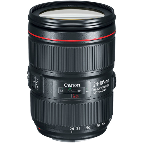 Canon EF 24-105mm f/4L IS II USM videographer lenses