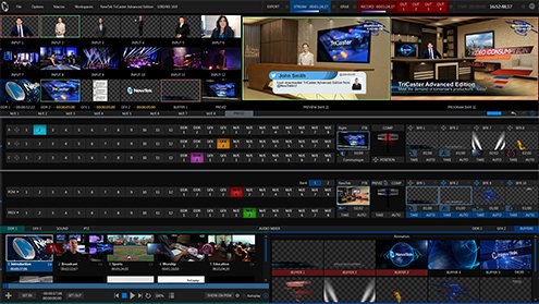 Newtek Tricaster Advanced Edition Interface