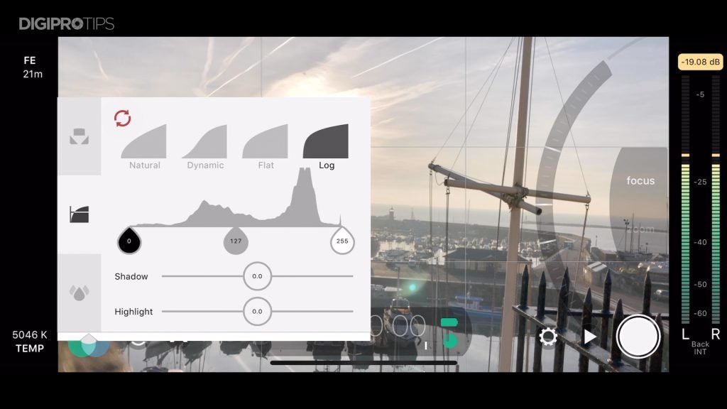 FiLMiC Pro LOG Profile