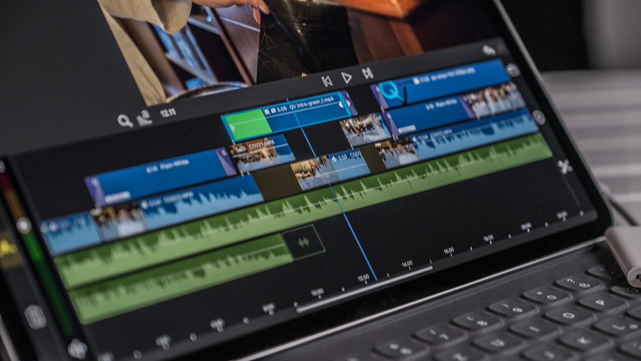 iPad Pro 4K video editing LumaFusion iPad Pro