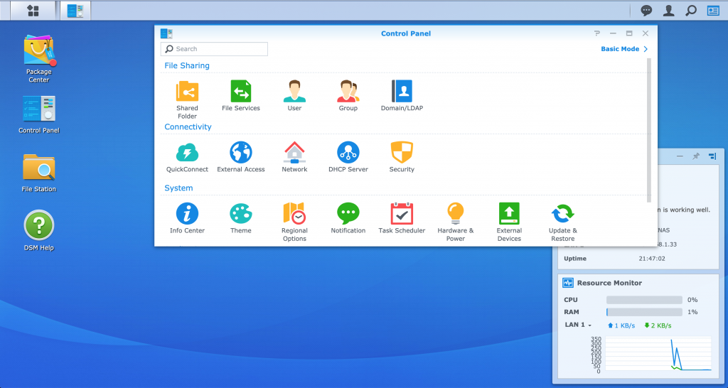 Synology DSM - synology network drive