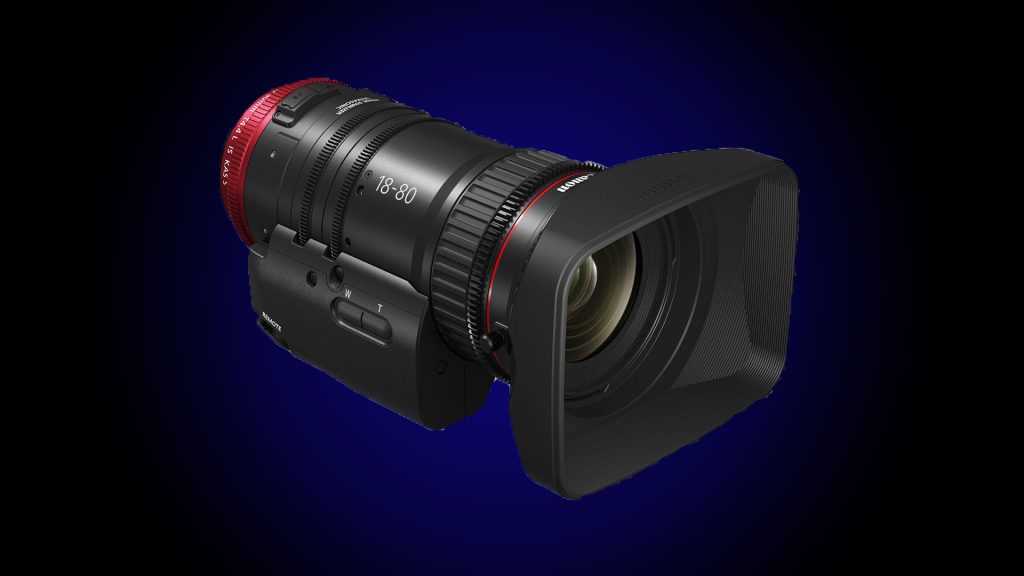 Canon CN-E18-80mm T4.4 L IS KAS S - best lens for blackmagic studio camera