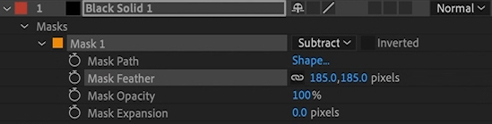 After Effects Mask Properties