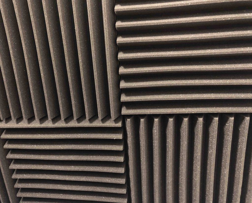 Foam sound reducing panels
