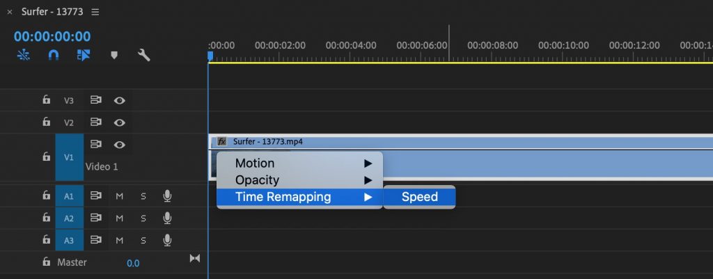 Premiere Pro Time Remapping Speed