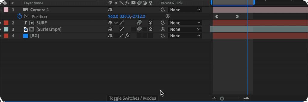 After Effects Track Matte Toggle Switches