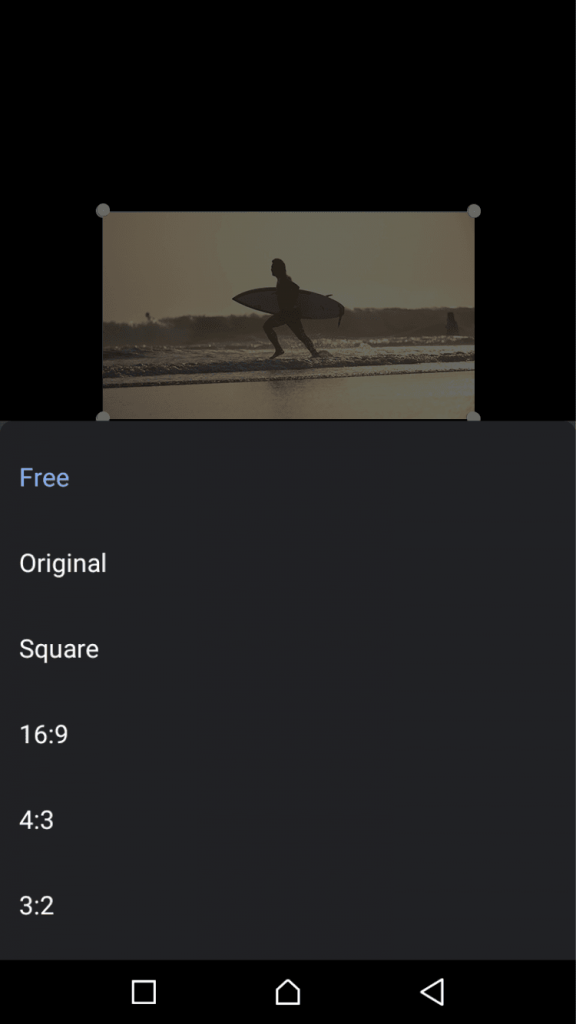 How to Crop Videos Android Aspect Ratio Choose