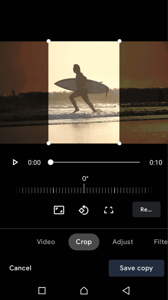 How to Crop Videos Android Scale Aspect Ratio