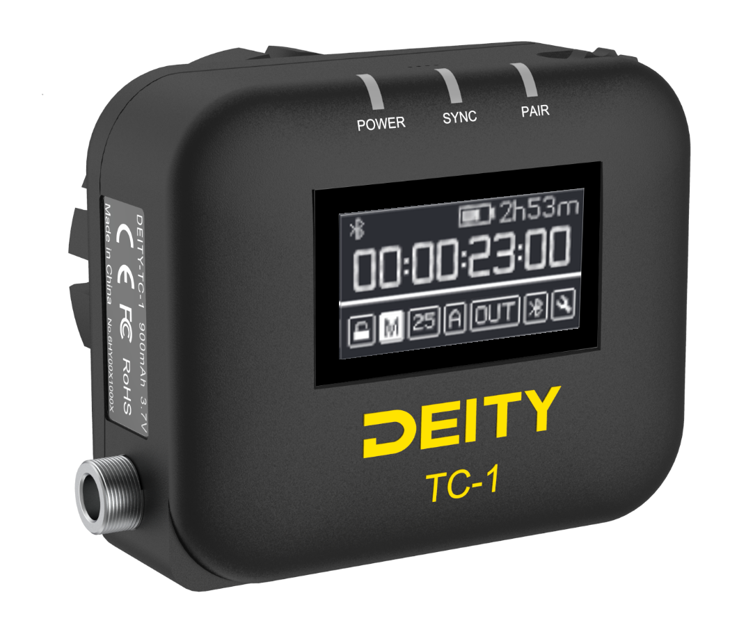 Deity-TC1 - Jam Syncing Timecode