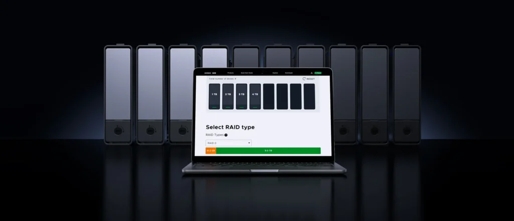 UGREEN NAS Video Editing RAID SELCTION