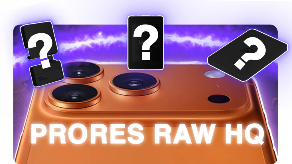 Best External SSD for ProRes RAW HQ capture