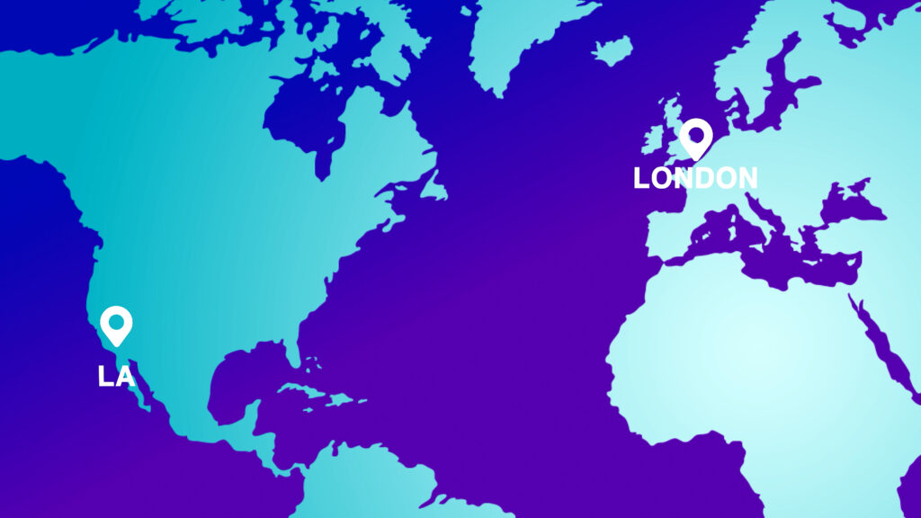 LucidLink Vs NAS - Footage from LA to London