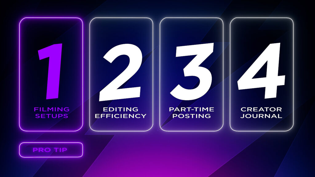 Filming Setups Pro Tip