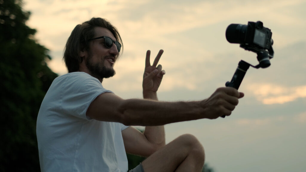 Having a high energy mindset when filming comes through on camera